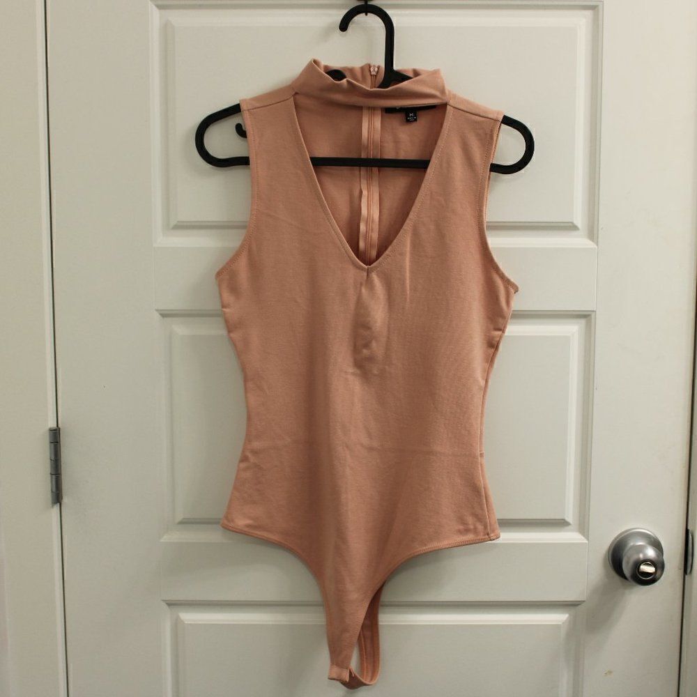 Lulu’s Pink Powerhouse Bodysuit Size Medium